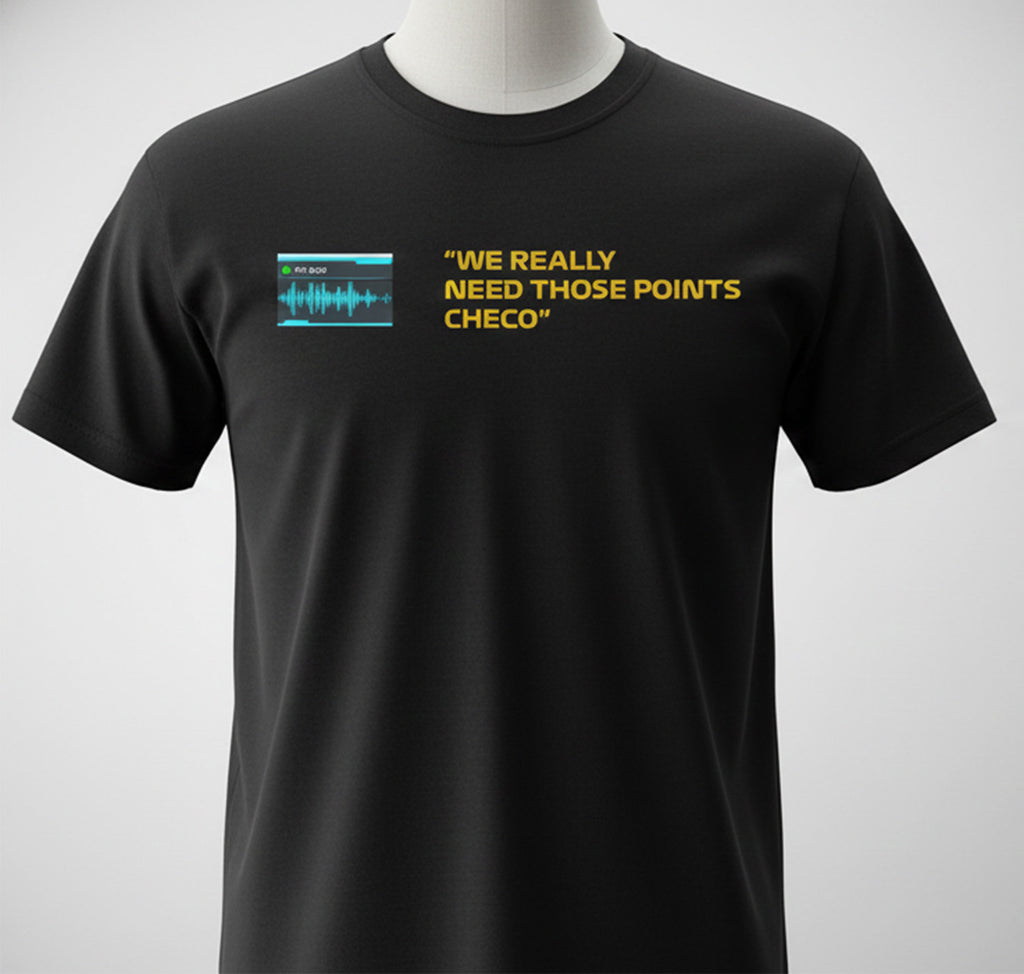 Playera Conmemorativa Checo Perez Primer Podio Malasia 2012