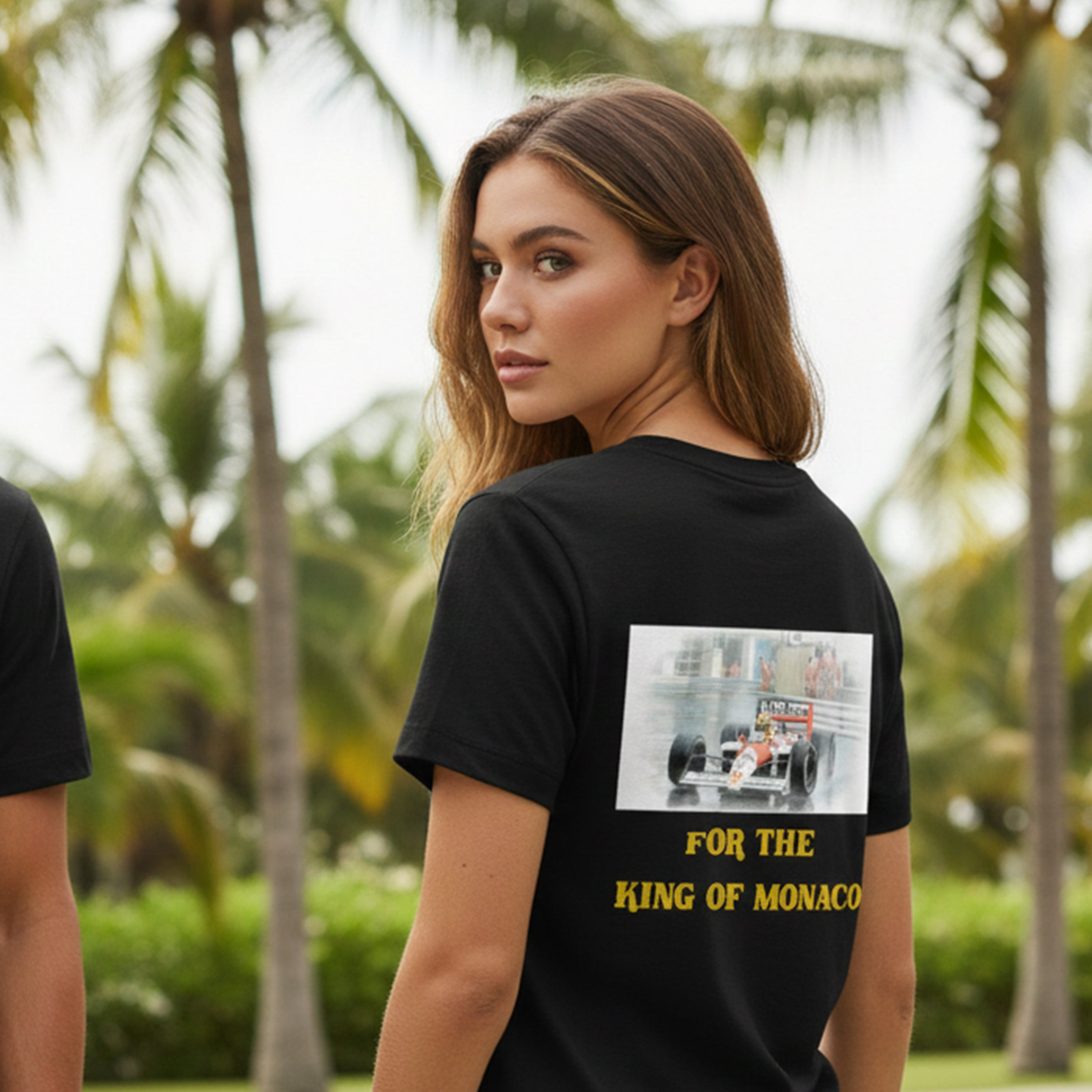 Playera conmemorativa Ayrton Senna con Casco Only one True Crown